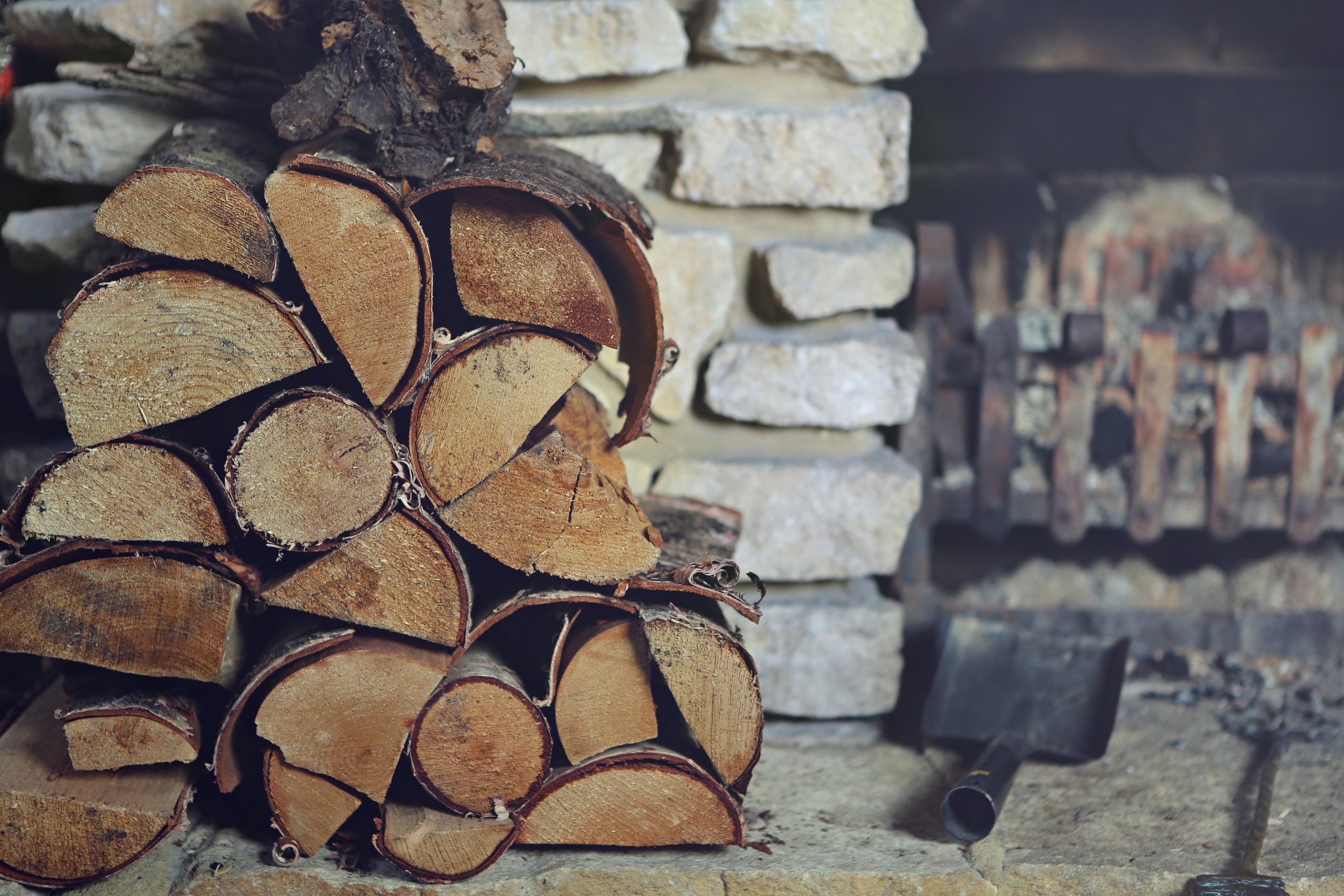 How to Start a Fire with Wet Wood in a Fireplace